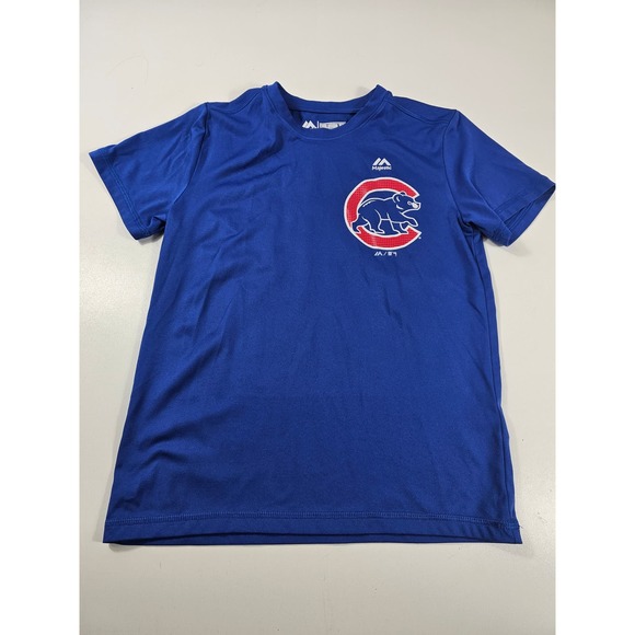 Majestic evolution tee Size YM your medium cubs baseball performance - Picture 4 of 7